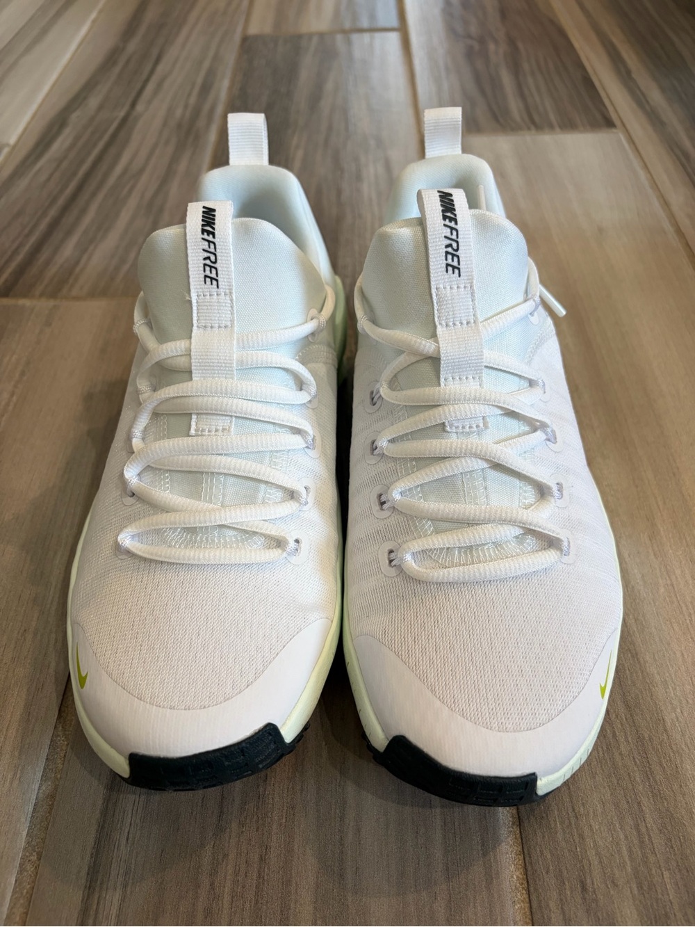 Women's Nike Free Metcon 6 Training Shoes - White Barely Green FJ7126-111 - Picture 5 of 7